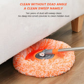 360° Rotating Microfiber Mop with Extendable Handle – Sunflower Round Mop