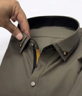 Brevlyn's Premium Olive Green/ Army Green Stitched Shalwar Kameez for Men