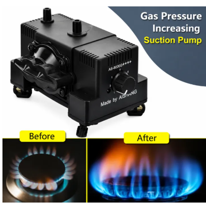 Sui Gas Suction Pressure Compressor Pump – 7.5W Gas Pressure Booster