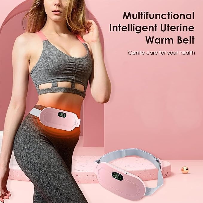 Portable Menstrual Heating Pad Belt For Women – Electric Period Pain Relief Massager